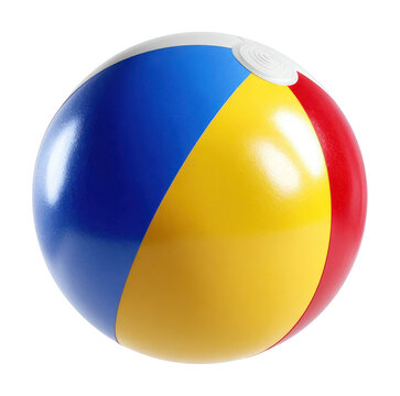 PNG Colorful inflatable beach ball fun