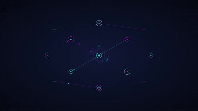 Dynamic Night Network Visualization For Video.
