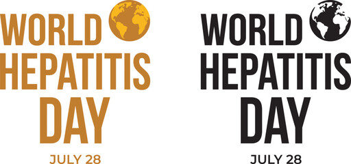 Obraz premium World hepatitis day awareness july 28th promoting liver health and viral hepatitis prevention