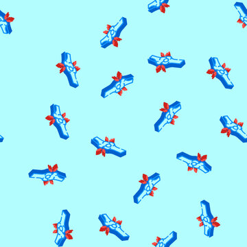 joint dislocation fracture injury isometric seamless pattern. joint dislocation fracture injury sign illustration