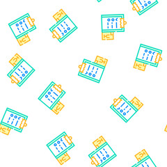 Fototapeta premium delivering list vector seamless pattern delivering list sign illustration