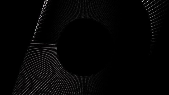 Puffed: AI particle Network geometry shape object landscape abstract formation generative animation art generative technology Design Motion