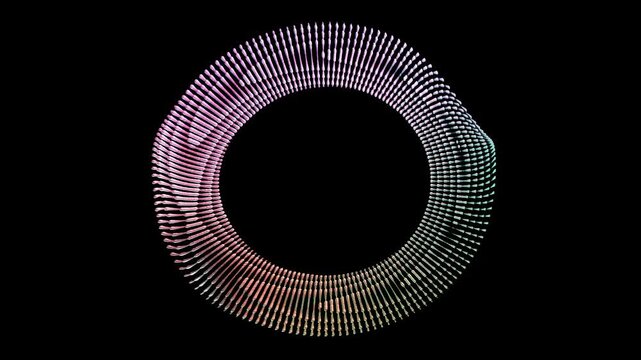 Puffed: AI particle Network geometry shape object landscape abstract formation generative animation art generative technology Design Motion