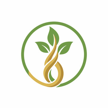 This image features a stylized green plant symbolizing growth, sustainability, and a commitment to nature, presented with simple lines and thoughtful design.