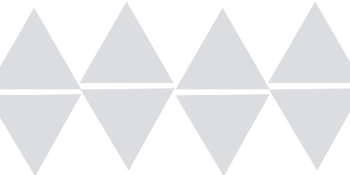 White triangle geometric pattern background, Geometric background made of triangles, Abstract geometric background. Vector 3d illustration