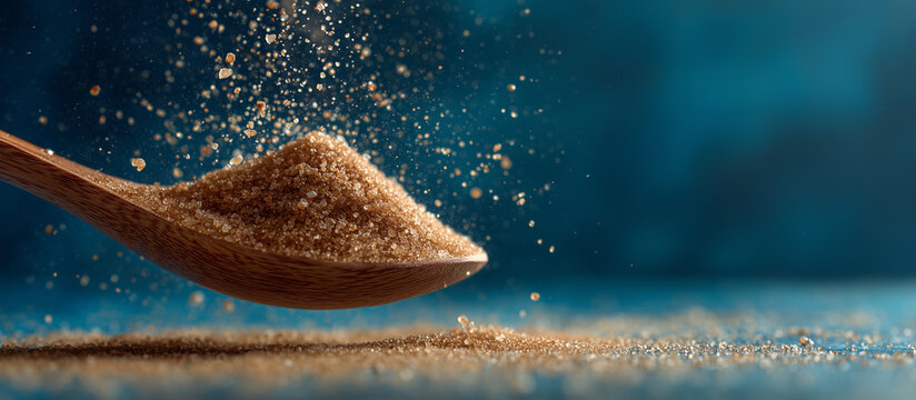 sugar in the spoon contemporary concept