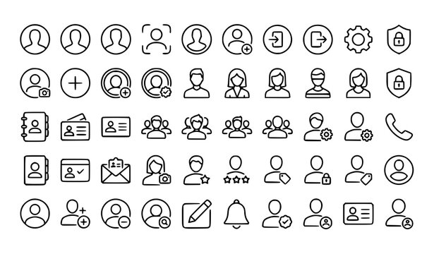 Avatar account icon vector with default social media profile symbol
