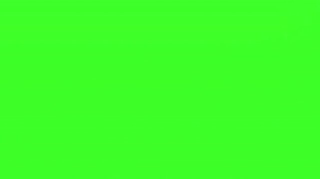 Green screen splash bubbling water chroma key animation background effect