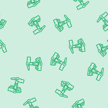 pelvic floor disorders woman disease line seamless pattern pelvic floor disorders woman disease thin line illustration