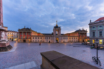 Obraz premium View of the Potsdam City Palace at the Alter Markt in Potsdam, Germany.