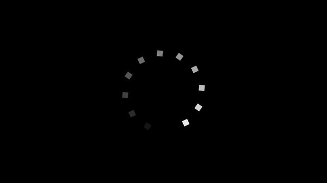 animated circle loading background video icon.loading bar line progress loop Animation video transparent background with alpha channel.