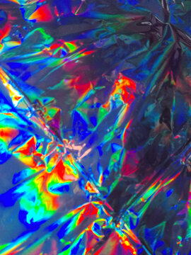 Holographic foil abstract background