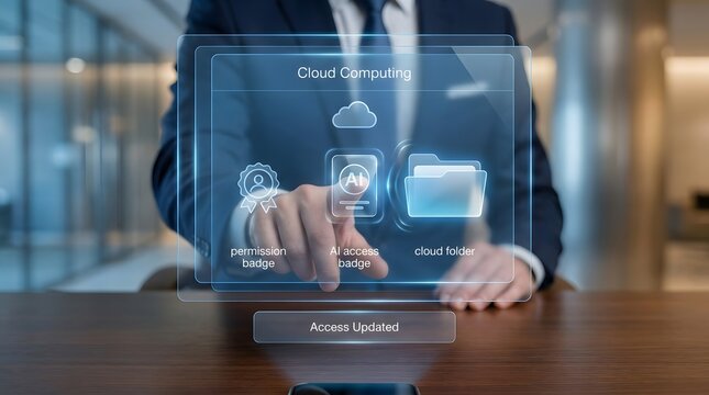 Cloud computing access control secure digital permissions and ai integration