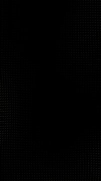 Clean monochrome vector grid lines distort and undulate vertically in a sleek 3D animation loop tailored for tech app and mobile interface design