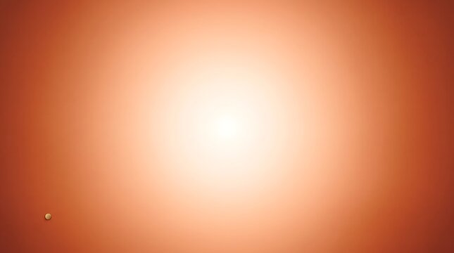 Warm terracotta orange radial gradient background