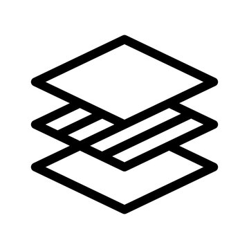 Software Stack Icon Vector Symbol Design Illustration