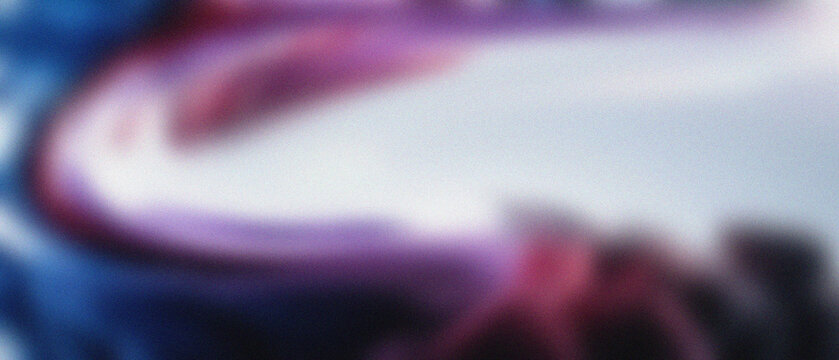 Ethereal Granular Currents of Deep Indigo and Magenta Pigments Softly Undulate, Backlit with Diffused Radiant Glow.