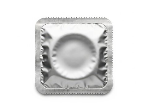 Single condom in foil package