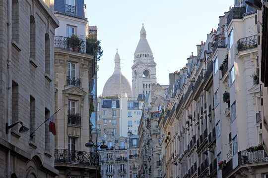 Basilique of Sacre Coeur, Montmartre, Paris, France