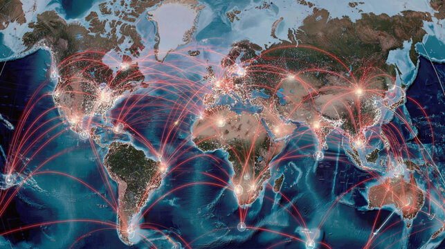 secure vpn connection represented by encrypted data pipes