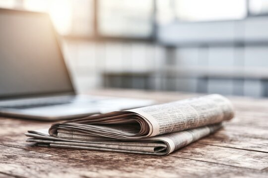 Traditional Media and Digital Technology Concept