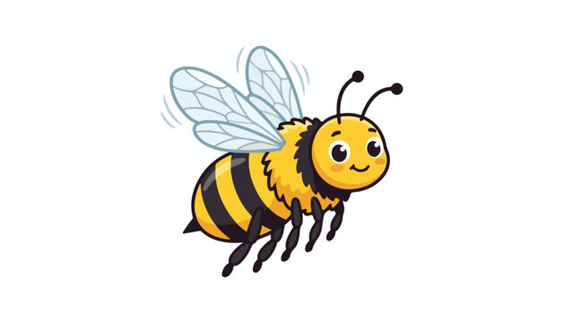 bee clipart vector illustration