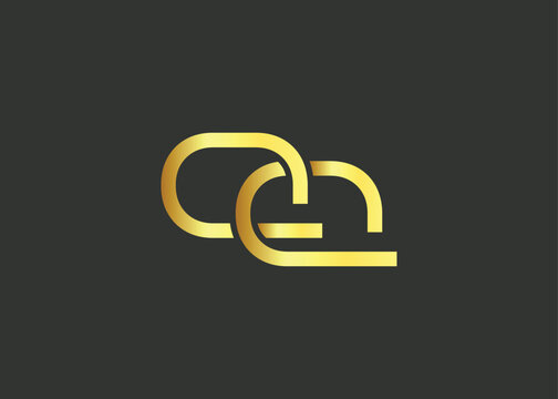 Luxury Gold QQ Monogram Logo design. Luxury Minimalist Corporate Branding And Identity Design For Business
