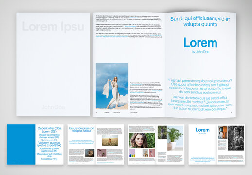 Minimalist Creative Catalog Portfolio Template