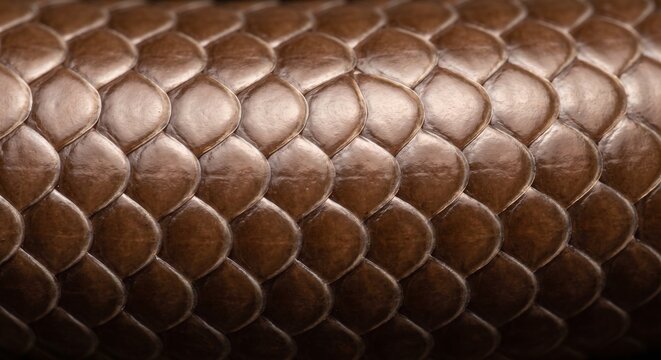 Microscopic texture of smooth glossy imbricate cycloid reptile scales