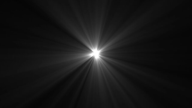 High quality stock footage of sun rays light effects, overlay light transition, effects sunlight, Sun rays view, white spotlight effects, overlays or flare glow array isolated on black background