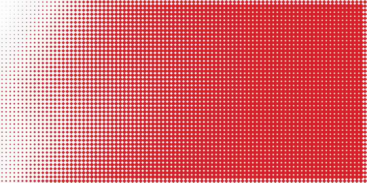 Halftone Colorful hex grid pattern with dots in vibrant colors Vector, illustration