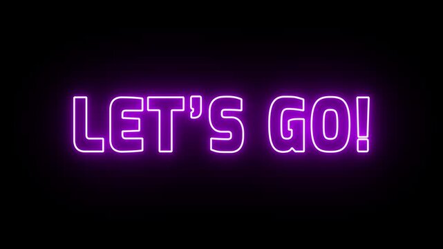 Glowing neon intro animation. 3 2 1 count and let's go text. Neon 3 2 1 Go Countdown Animation. Countdown 3 2 1 Transition. 3 2 1 let's go!