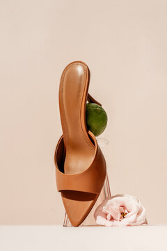 Brown mules