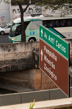 placa de transito em belo horizonte