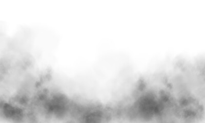 Fototapeta premium Wispy Smoke Effect: Ethereal wisps of smoke or fog drift across a stark transparent background, PNG, creating a mystical and atmospheric texture that can be used for various design elements.