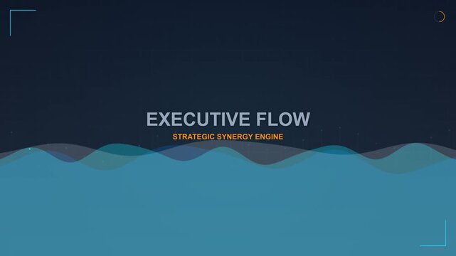 Executive Flow Strategic Synergy Engine Animated Background