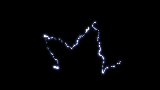 Electric energy burst flash FX featuring thunder lightning strikes,lightning Strike bolt power overlay, the video features animated white lightning bolts striking.thunder effect black screen,4k