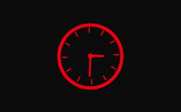 Time lapse of spinning clock animation in 12 Hour. Seamless motion animated footage. White colored watch with hands move . Clock Counting Down 24 Hour Day Fast Speed. Clock with moving arrows.Ab