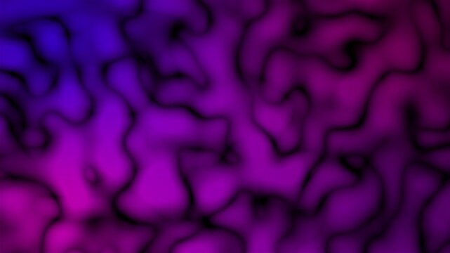 Abstract Purple and Blue Liquid Gradient Background with Fluid Wavy Lines for Modern Artistic Design