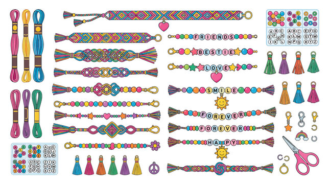 Handmade Friendship Bracelets and Craft Supplies