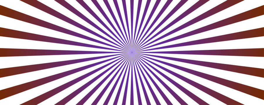 Radial Burst Abstract with a Violet and Copper Hue a vibrant abstract pattern featuring radiating lines of violet and copper on a white background, creating a dynamic visual effect.