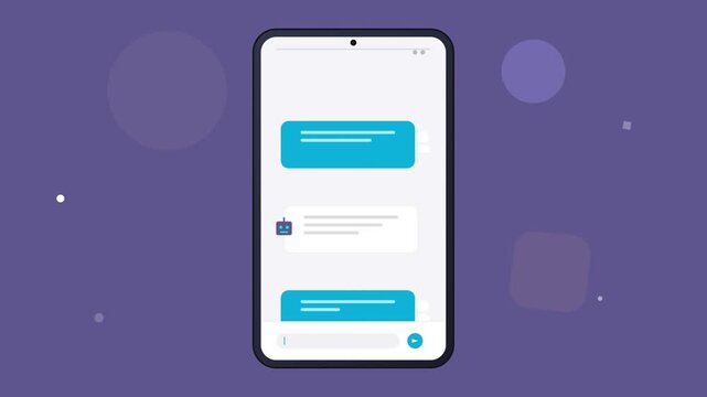 AI Automatic answering system. Help give advice to customers on Smartphone