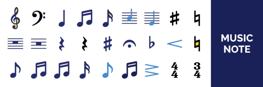 Collection of Music Notation Symbols