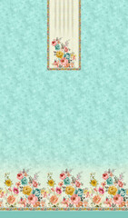 seasmless pattern and floral pattern and kurti designs 