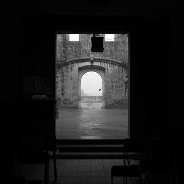 lluvia en el Ex Convento