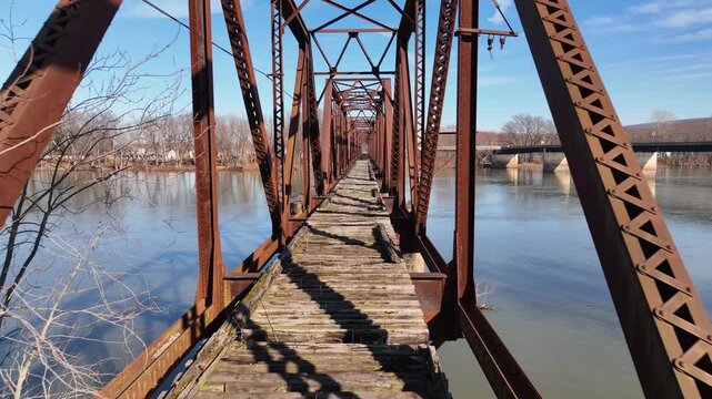 abandoned railroad bridge - Northern Pennsylvania 4