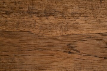 Obraz premium dark brown oak wood grain texture background