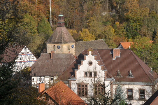 Lauenstein am Ith mit der St. Nicolai-Kirche