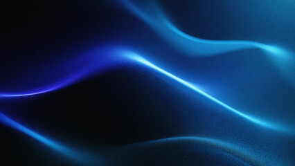 Naklejka premium Abstract blue wavy light background
