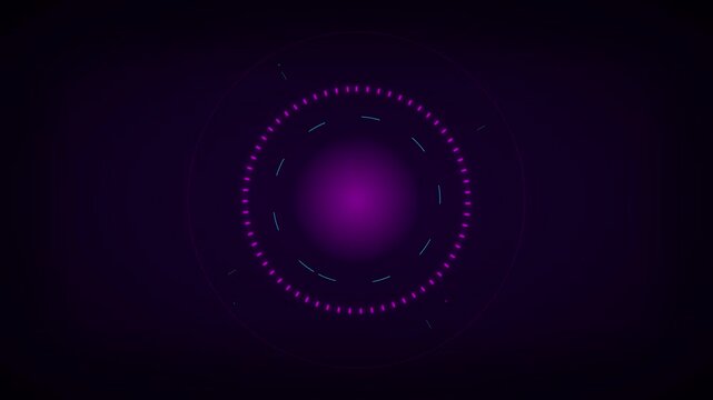 magenta flash energetic sound wave vector animation